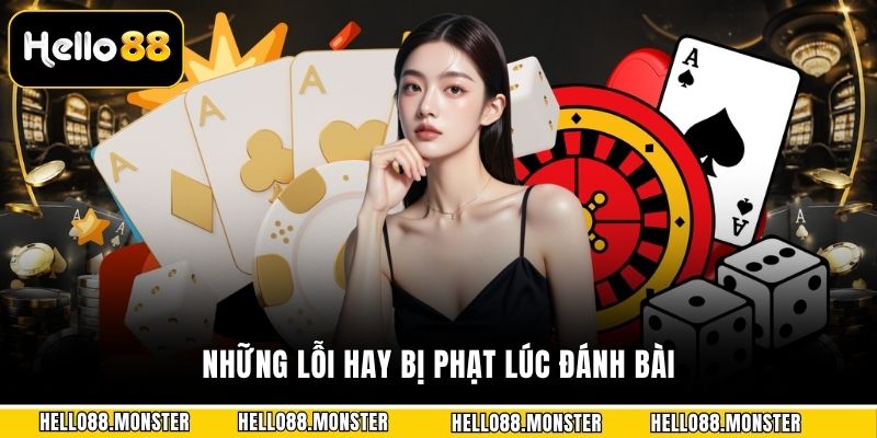 Những lỗi hay bị phạt lúc đánh bài