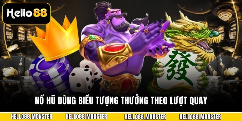 Nổ hũ dùng biểu tượng thưởng theo lượt quay