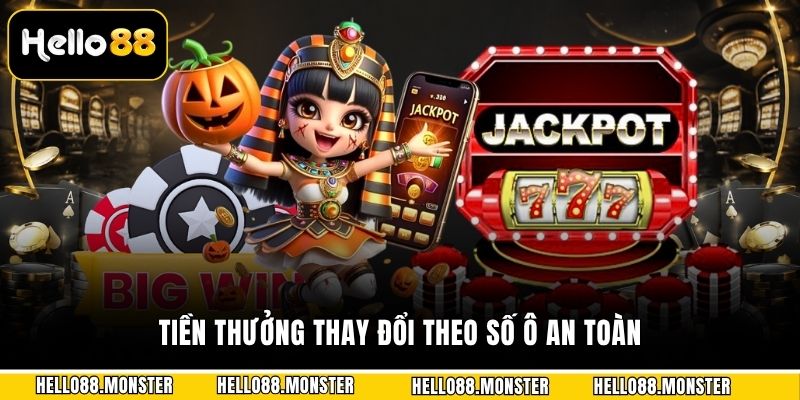 Tiền thưởng thay đổi theo số ô an toàn