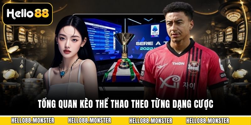 Tổng quan kèo thể thao theo từng dạng cược