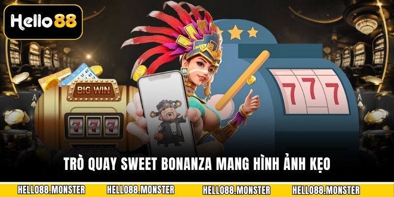 Trò quay sweet bonanza mang hình ảnh kẹo